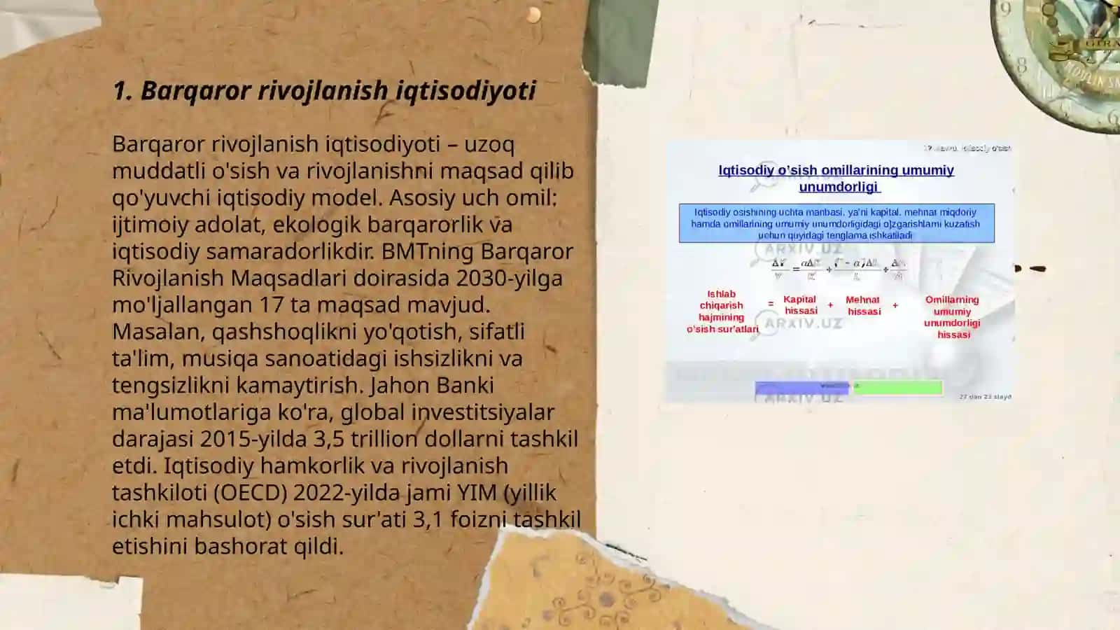 Barqaror rivojlanish iqtisodiyoti 3