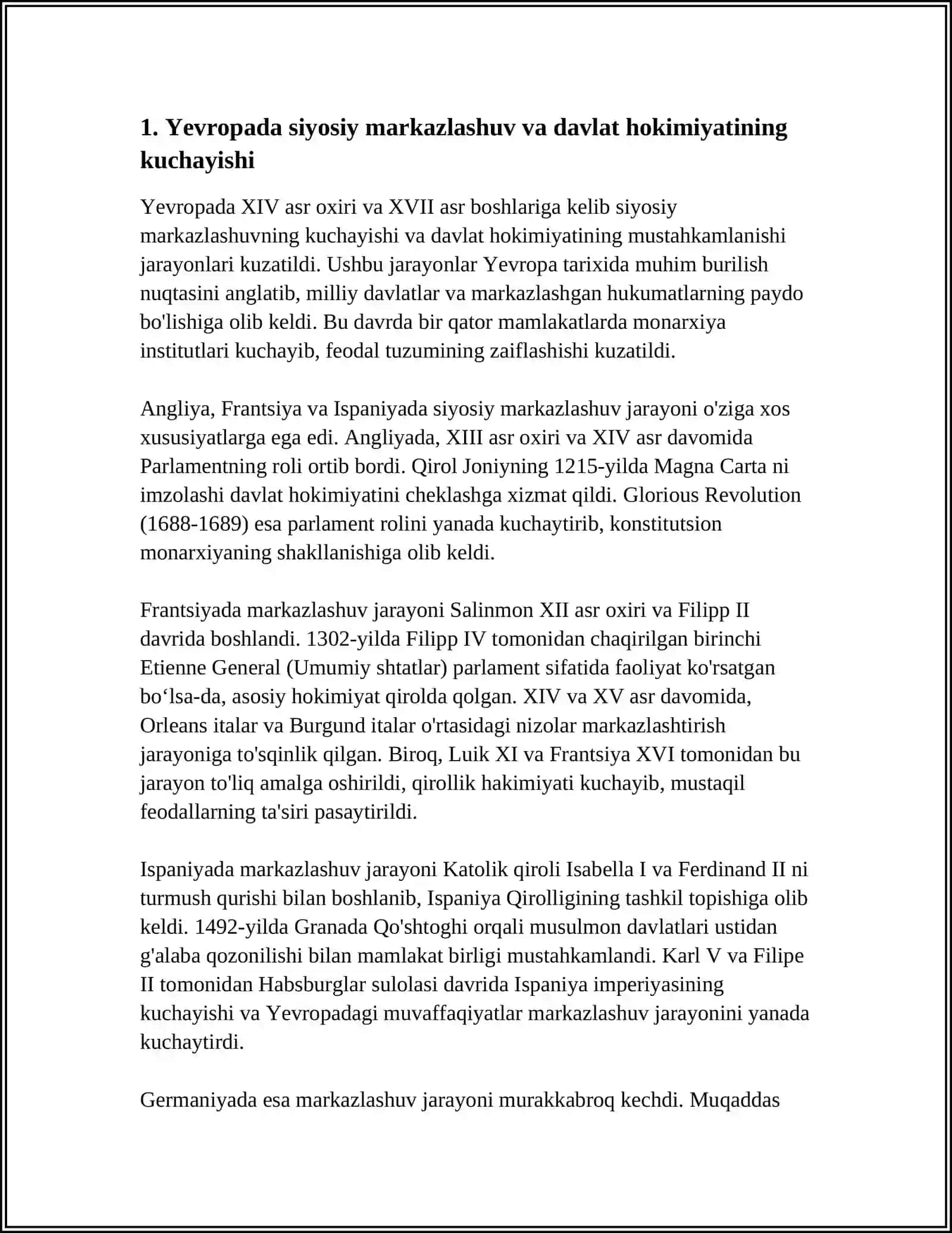 MERKANTILIZMNING VUJUDGA KELISH SHART-SHAROITLARI 3