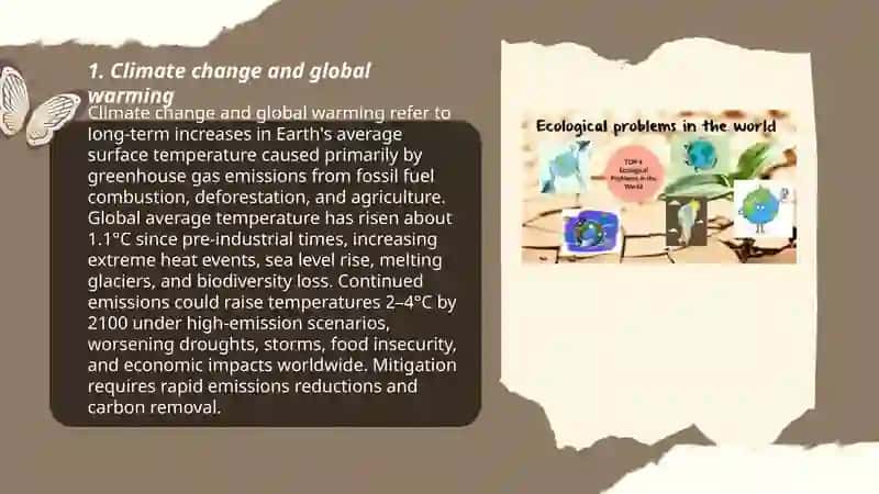 Ecological problems of the world 3