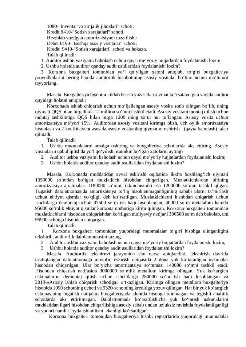 TA’MINOT JARAYONI AUDITI 3