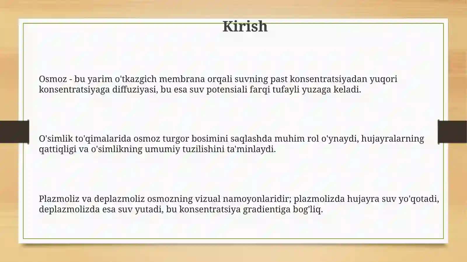 Ósimlik tóqimasida osmotik hodisasini kuzatish 3