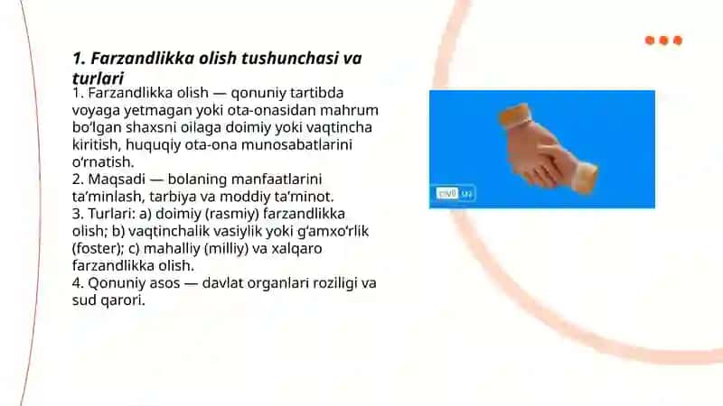 Farzandlikka olish 3