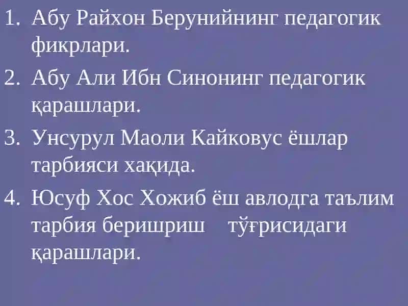 Шарқ уйғониш даврида педагогиканинг тарақиёти 3
