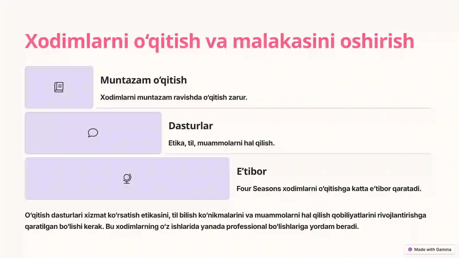 Mehmonxona xo‘jaligini rivojlantirishda inson omili 3