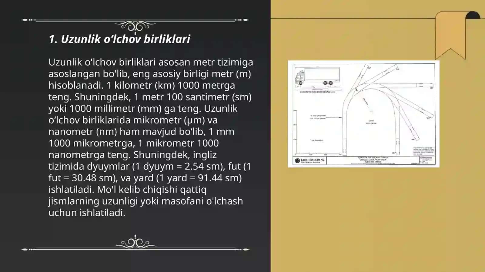 Uzunlik o‘lchov birliklari 3