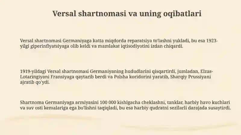 Jahon urushi oraligʻidagi siyosiy hayot 3