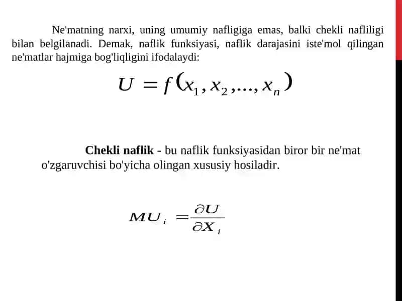 Iste'molchi tanlovi nazariyasi 3