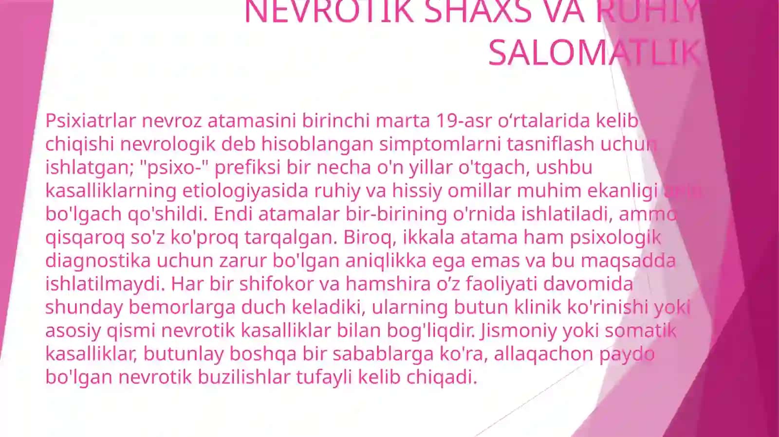 Nevrotik Builishlar 3