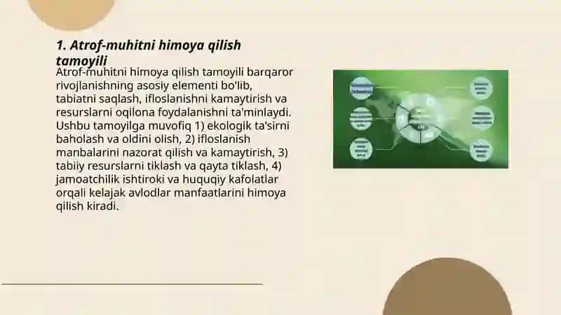 Barqaror rivojlanish tamoyillari 3