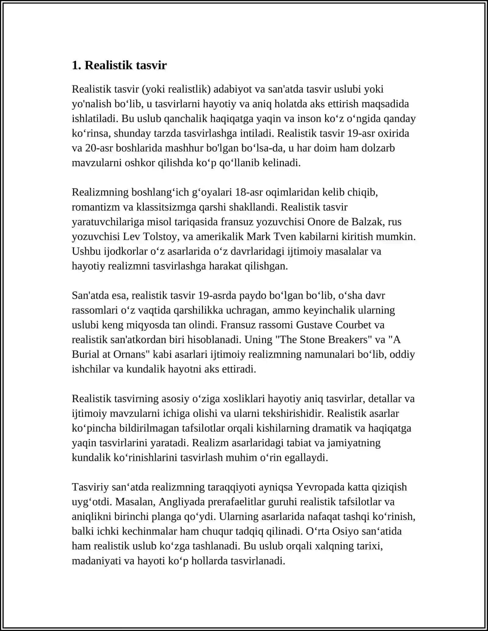 HOZIRGI O‘ZBEK QISSALARINING YETAKCHI XUSUSIYATLARI 3
