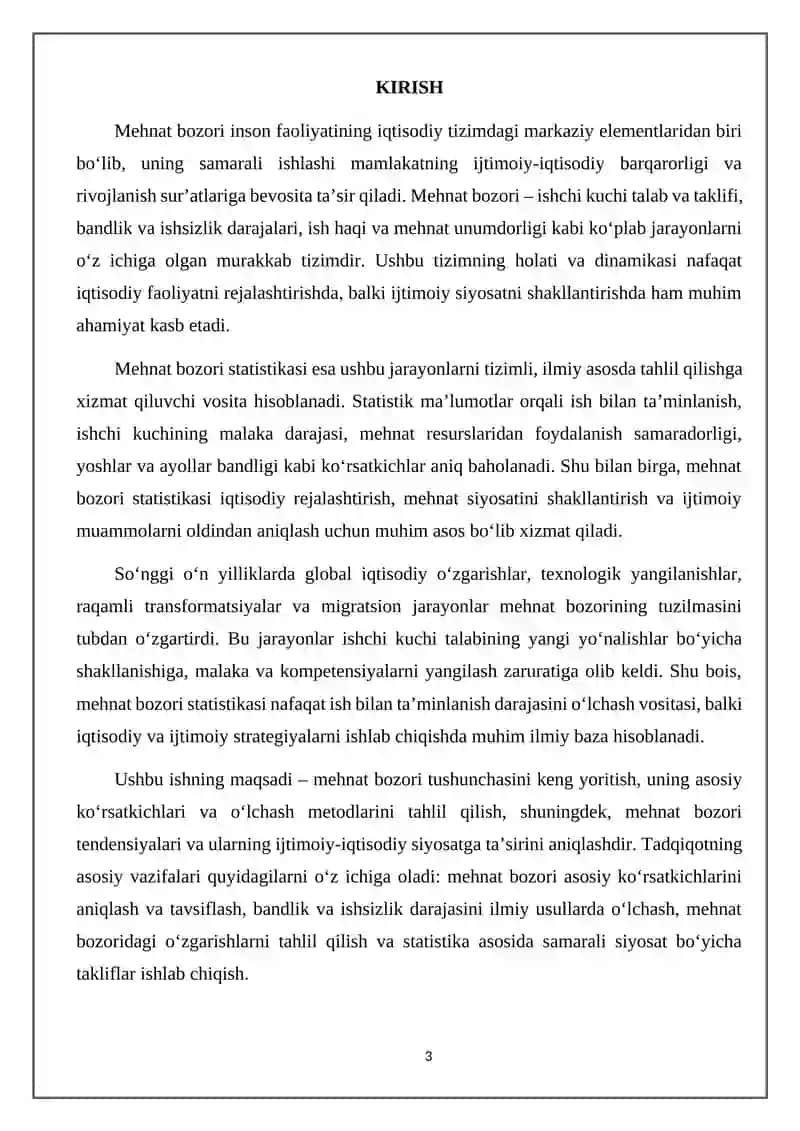Mehnat bozori statistikasi 3