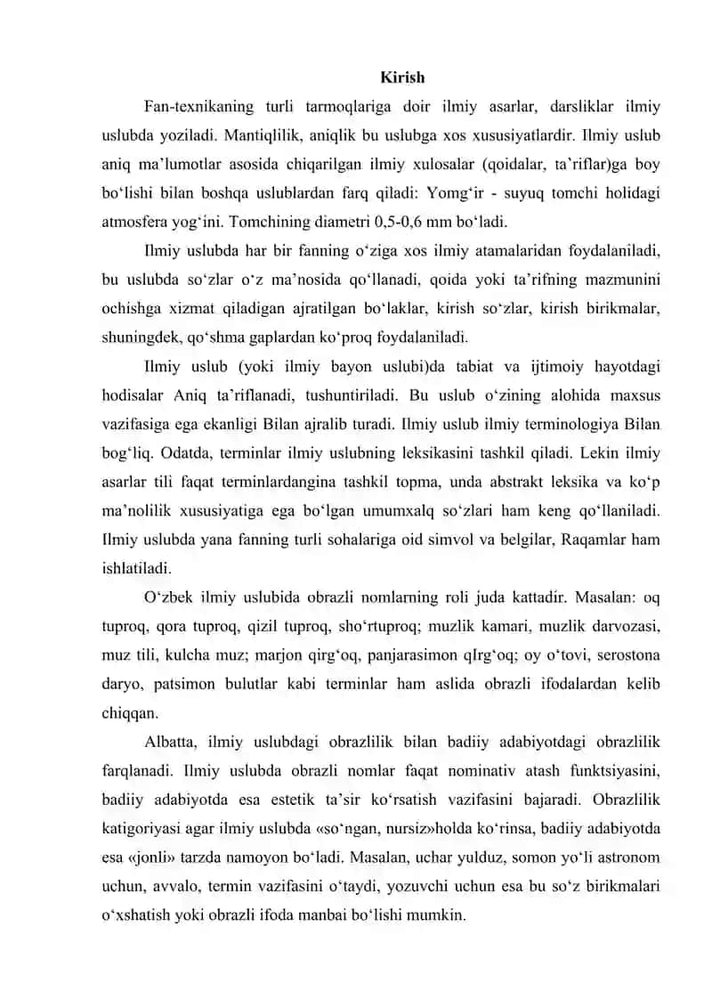 Ilmiy uslubga xos xususiyatlar 3