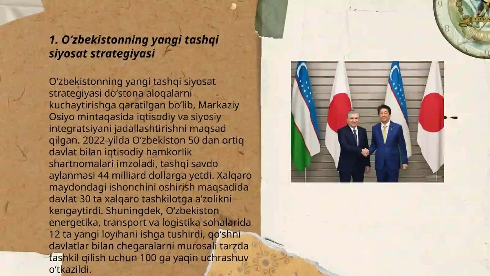 Oʻzbekistonning yangi tashqi siyosat strategiyasi 3