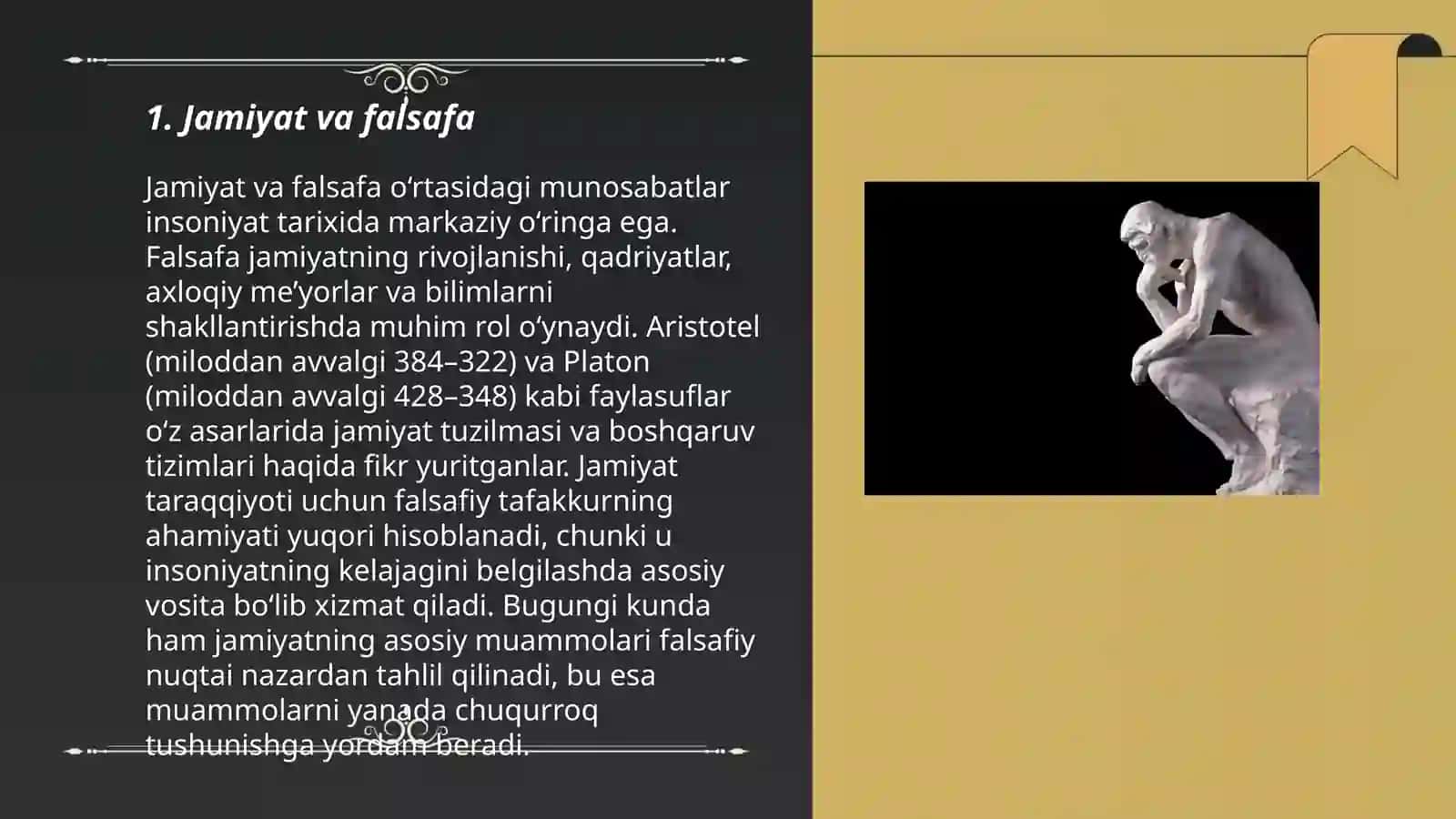 Jamiyat Falsafasi 3