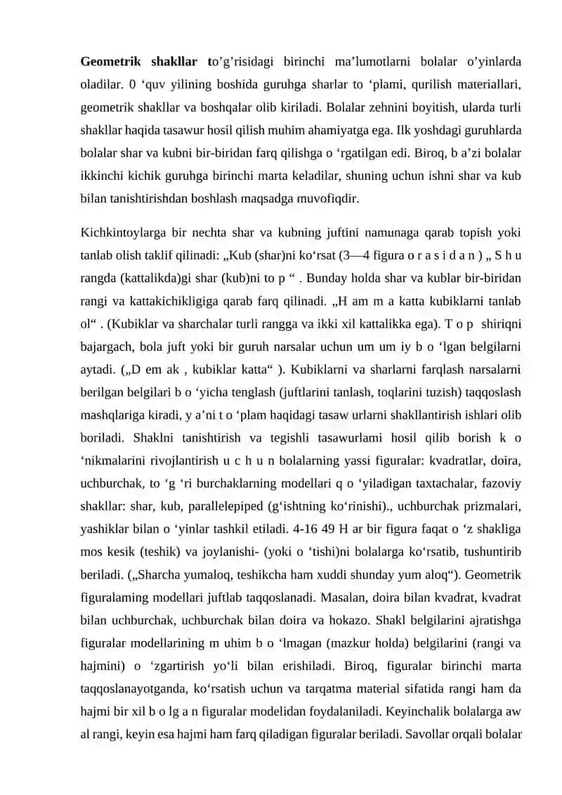 PREDMETLAR O‘LCHAMINI IDROK QILISH VA TAQQOSLASHDA SO‘ZNING ROLI 3