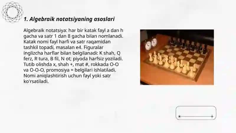 Shaxmat taxtasida kataklarning nomlanishi 3