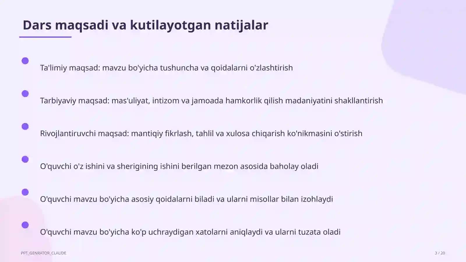 Yog'ochga ishlov berish asoslari (5-sinf) 3