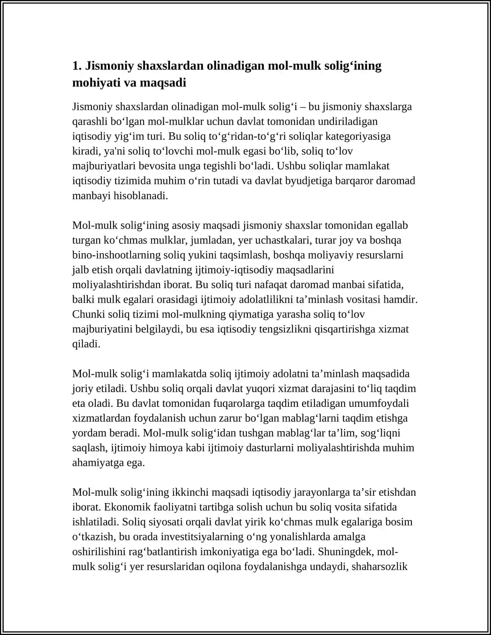 Jismoniy shaxslardan olinadigan mol-mulk solig‘i 3