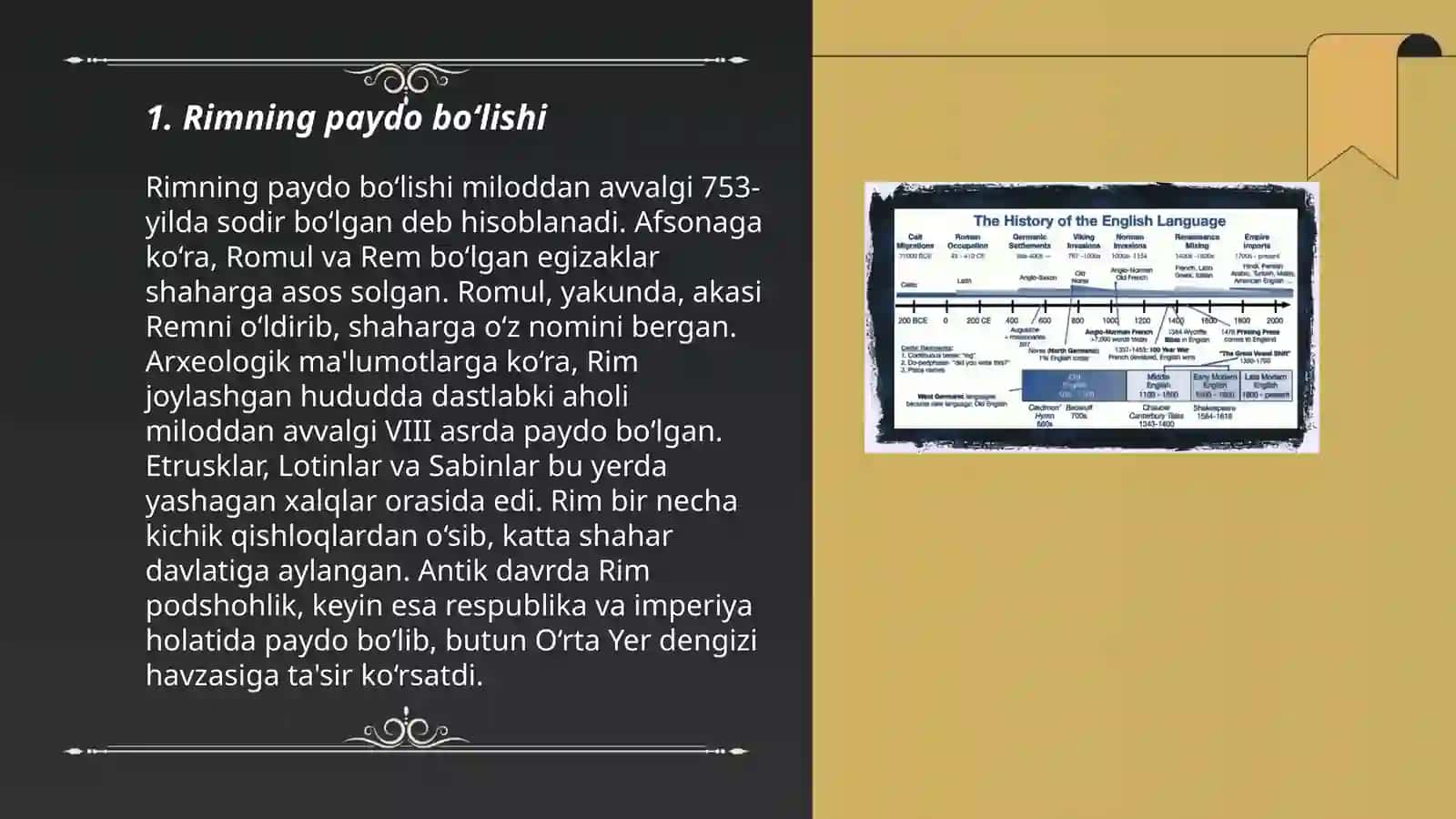 Qadimgi Rim tarixiga kirish 3