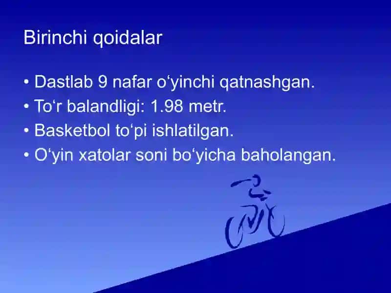 Voleybolning kelib chiqishi va tarixi 3