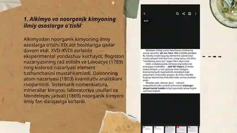 Noorganik kimyo fanining rivojlanish tarixi 3