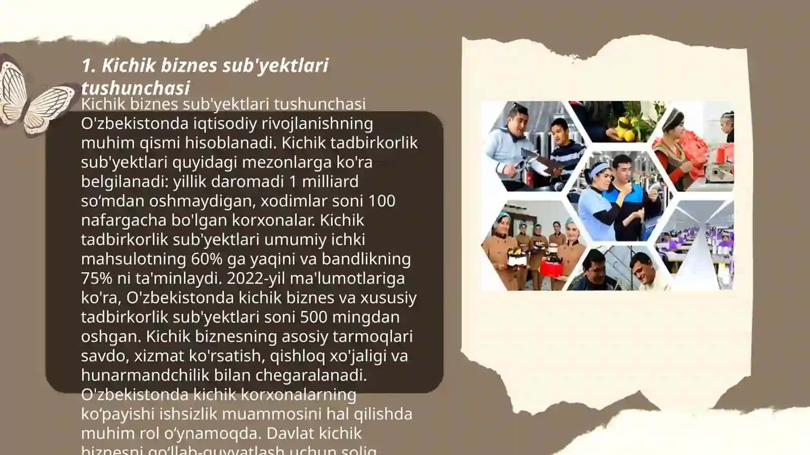Kichik biznes sub'yektlarini soliqqa tortishning oʻziga xos xususiyatlari 3