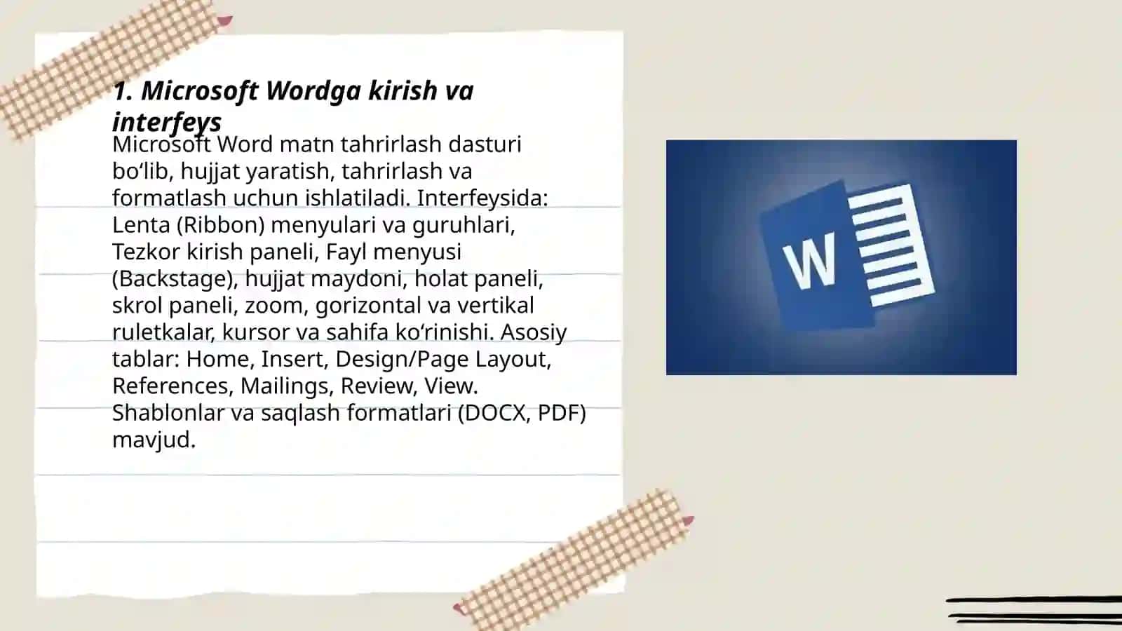 Microsoft Word 3