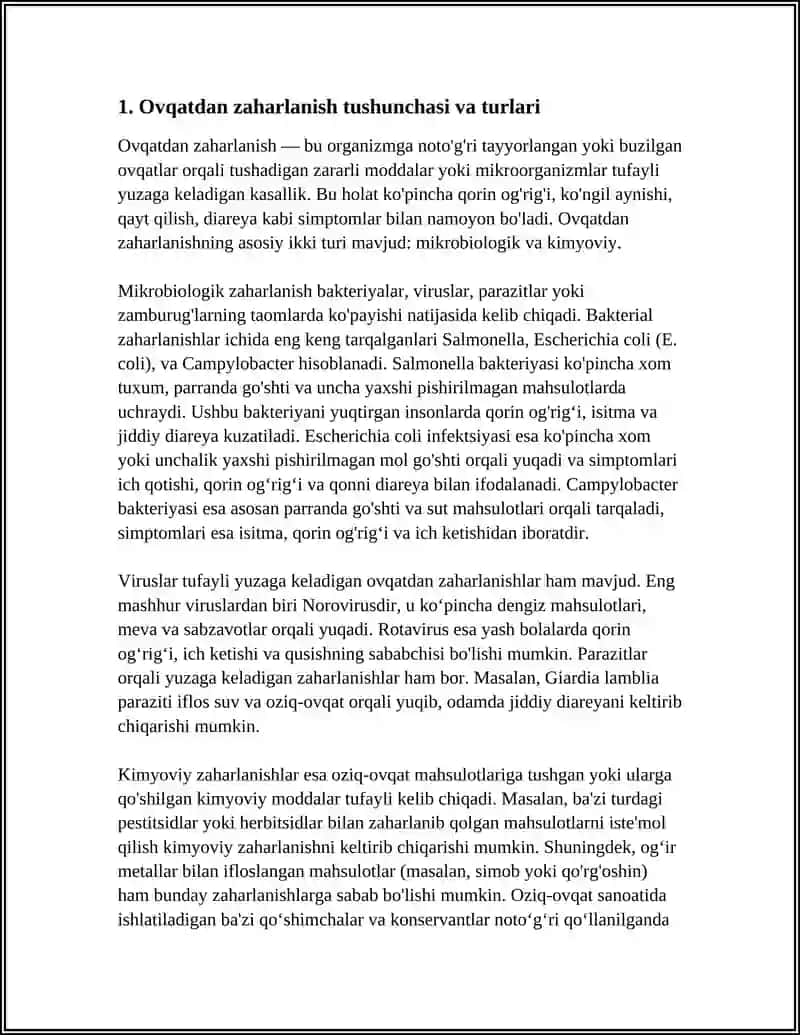 OVQATDAN ZAHARLANISH 3