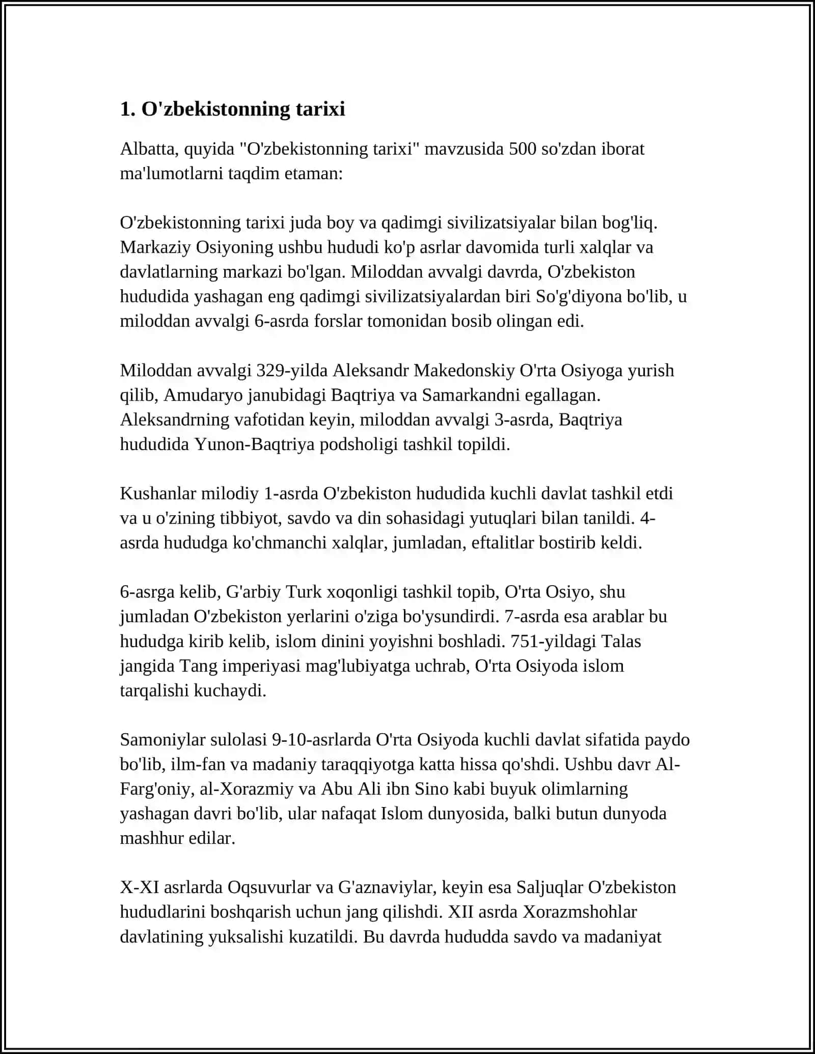 O'ZBEKISTON BUYUKDIR 3