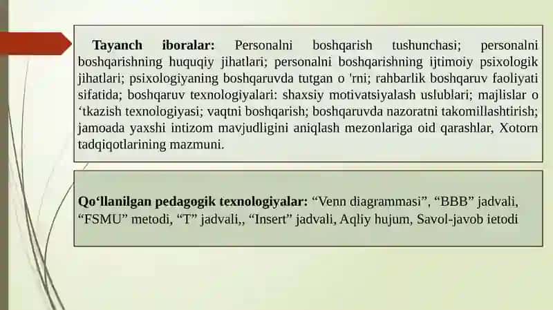 Boshqaruv faoliyatining psixologik tahlili 3