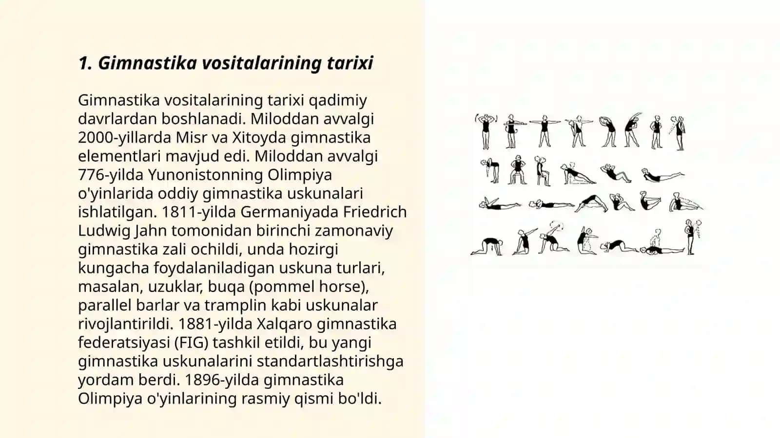 Gimnastika vositalariga tavsif 3
