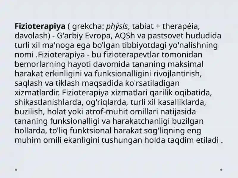 Pastvayuqori chap total fizioterapevtik apparatlar 3