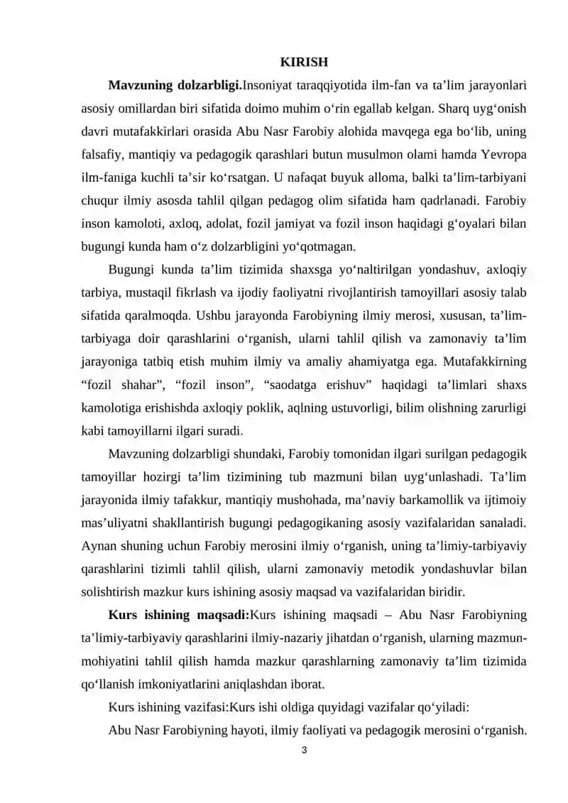 ABU NASR FAROBIYNING TAʼLIMIY-TARBIYAVIY QARASHLARI. 3