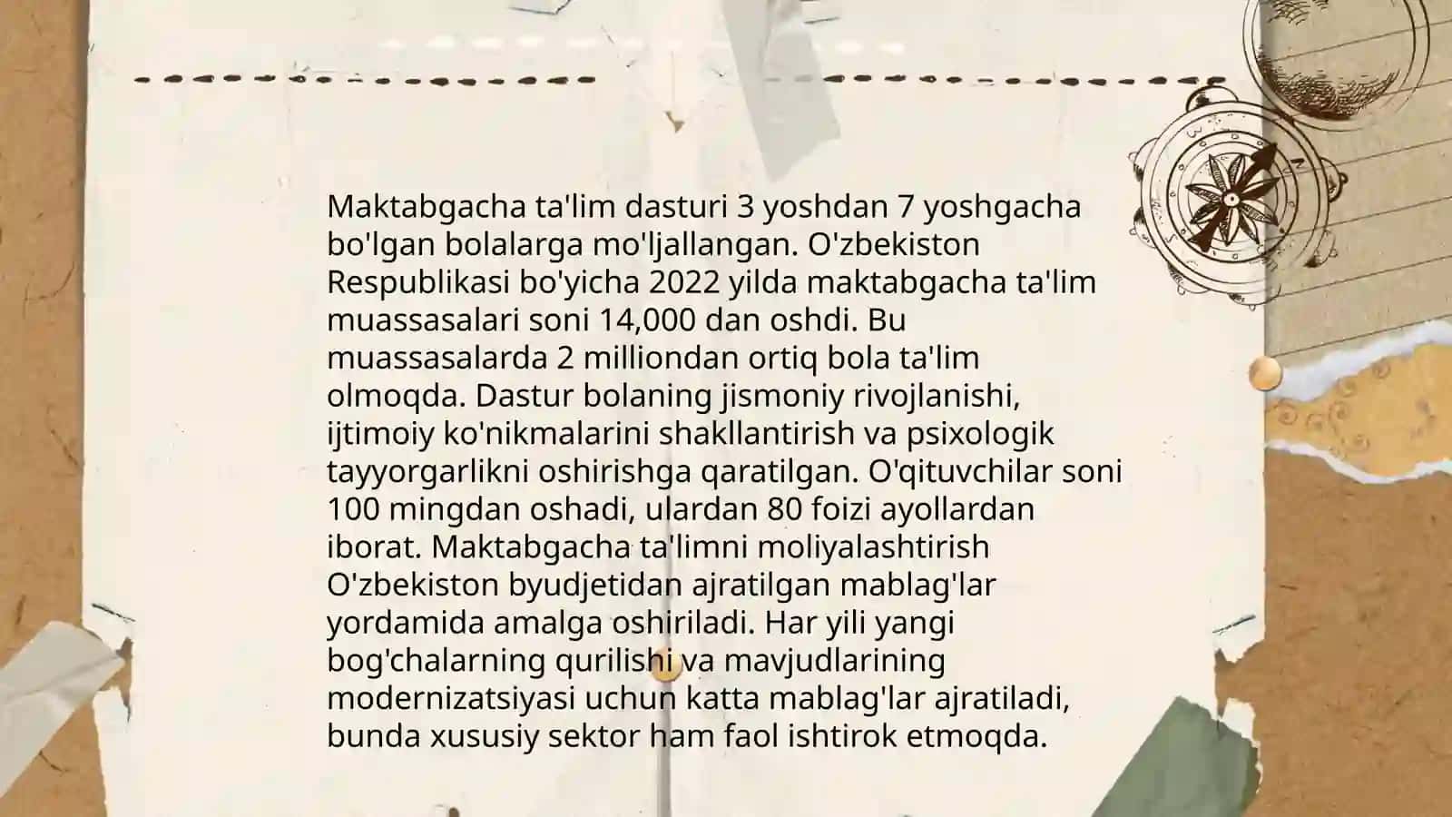 Maktabgacha ta'lim dasturi 3