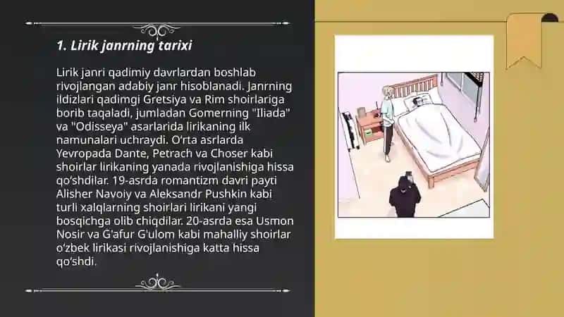 Lirik turga xos xususiyatlar 3