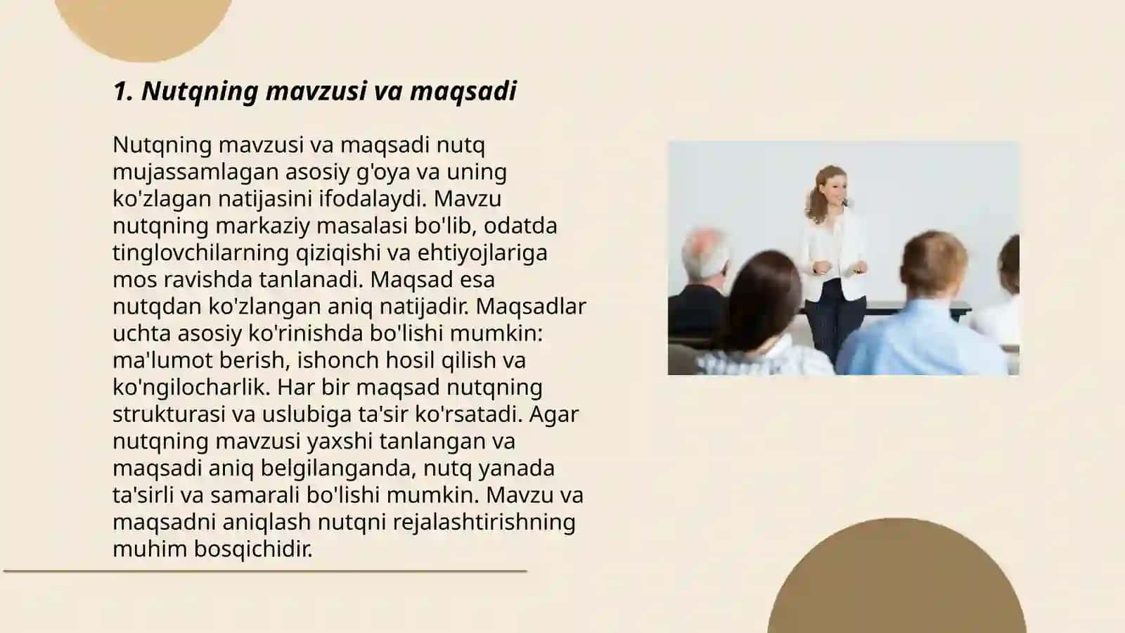 Nutqning mavzusi va maqsadi 3
