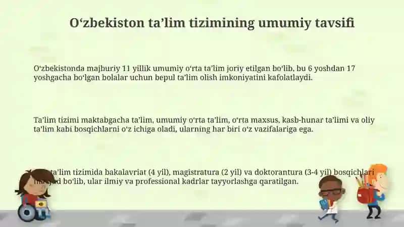 Oʻzbekistonda taʼlim tizimi 3