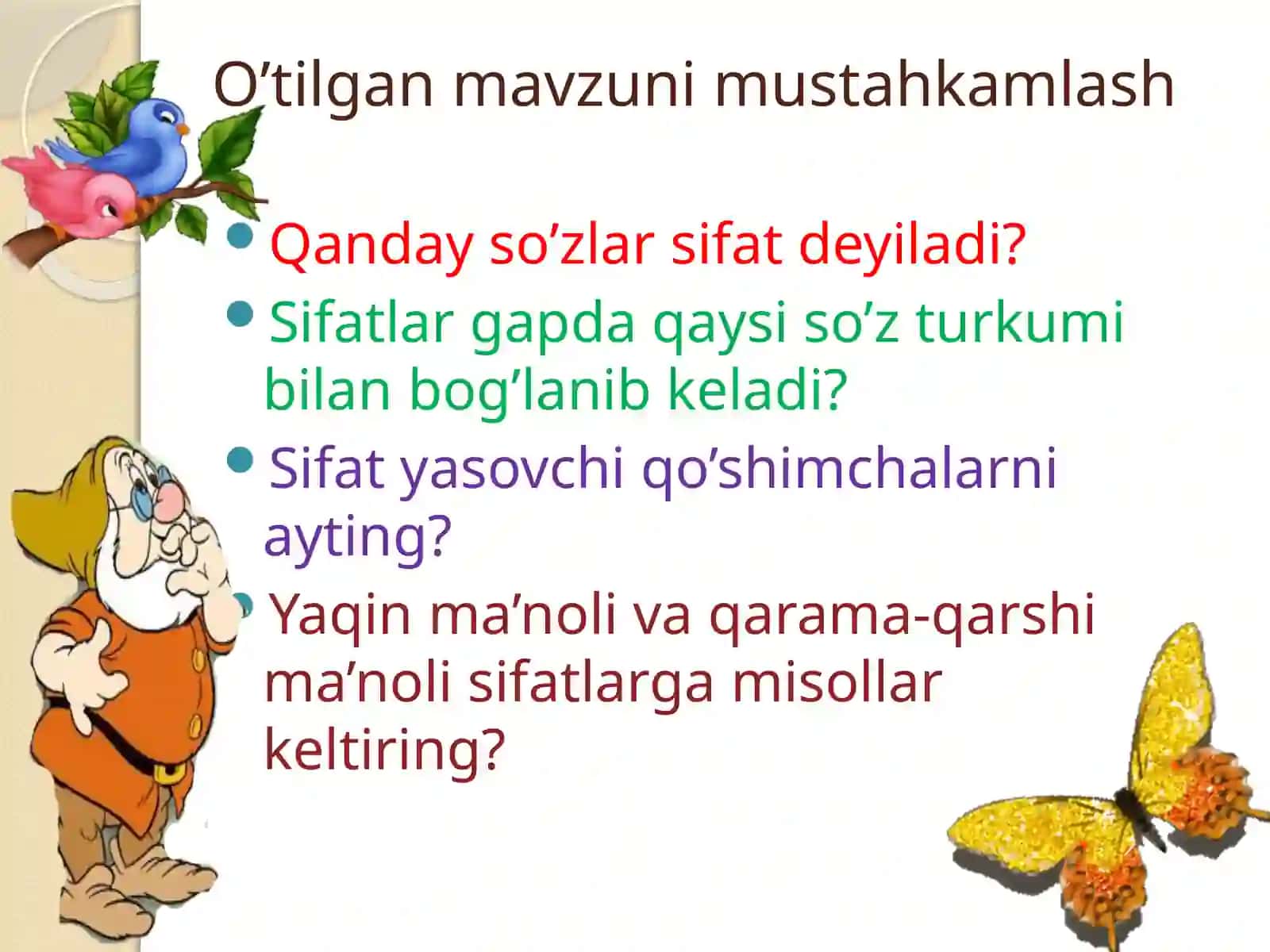 "SON so `z turkumi" dars taqdimoti 3