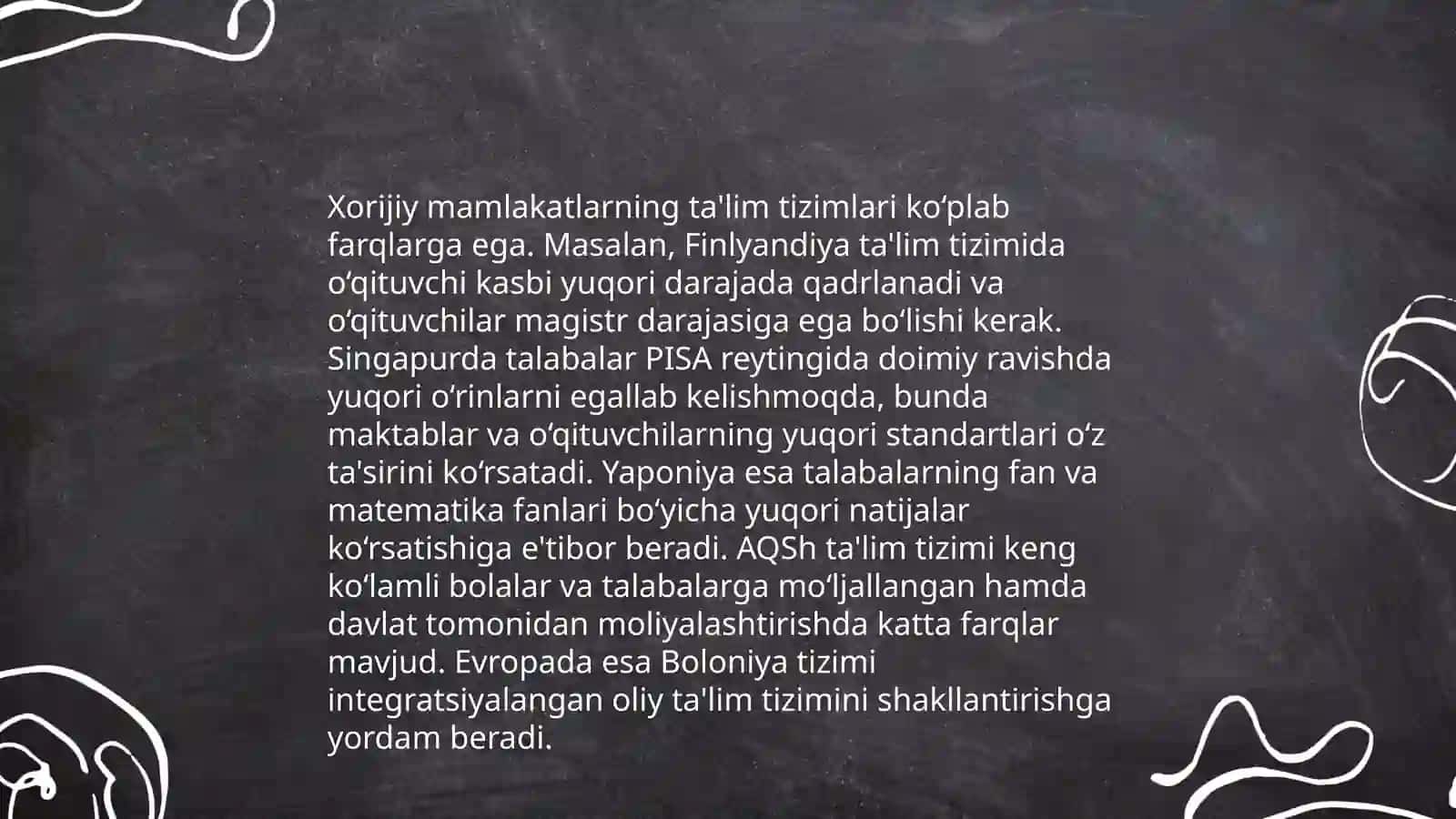 Rivojlangan xorijiy mamlakatlarda ta'lim tizimi 3