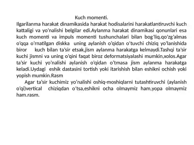 Aylanmaharakatdinamikasi 3