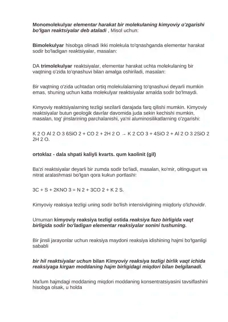 Kimyoviy kinetika 3