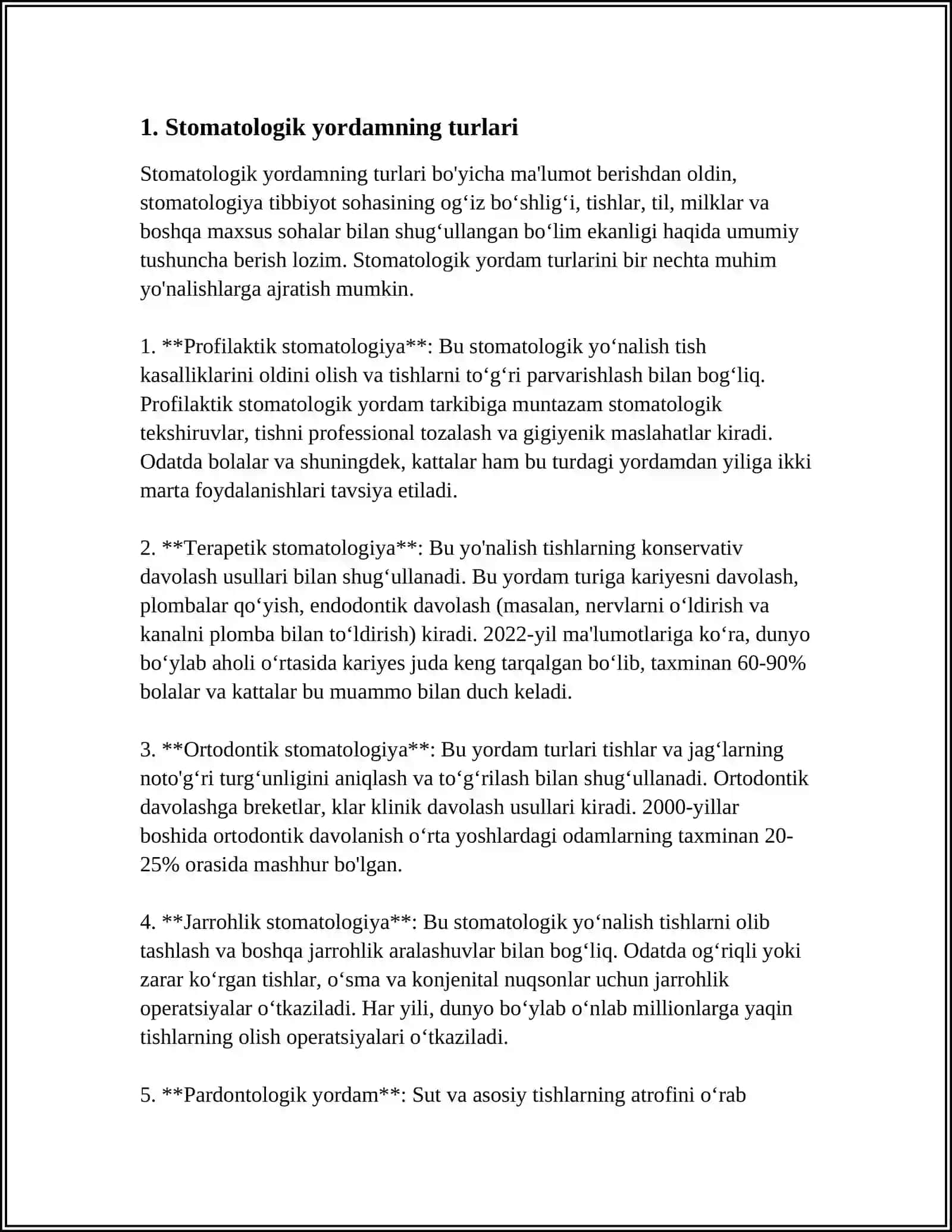 STOMATOLOGIK YORDAM KORSATISH 3