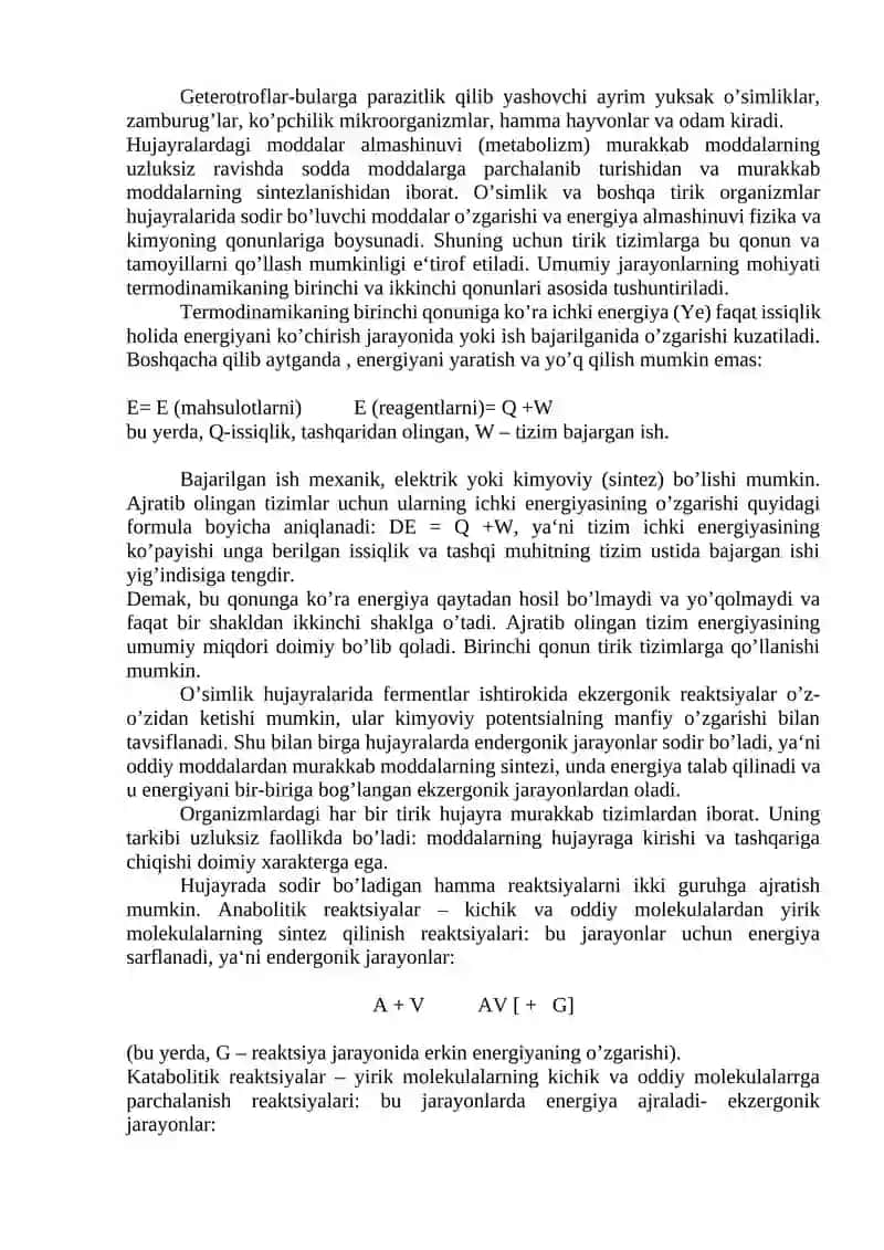 Bioenergetika 3