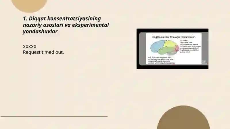 Diqqat konsentratsiyasini eksperimental õrganish 3