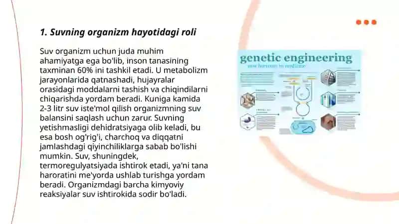 Suvning biologik ahamiyati 3