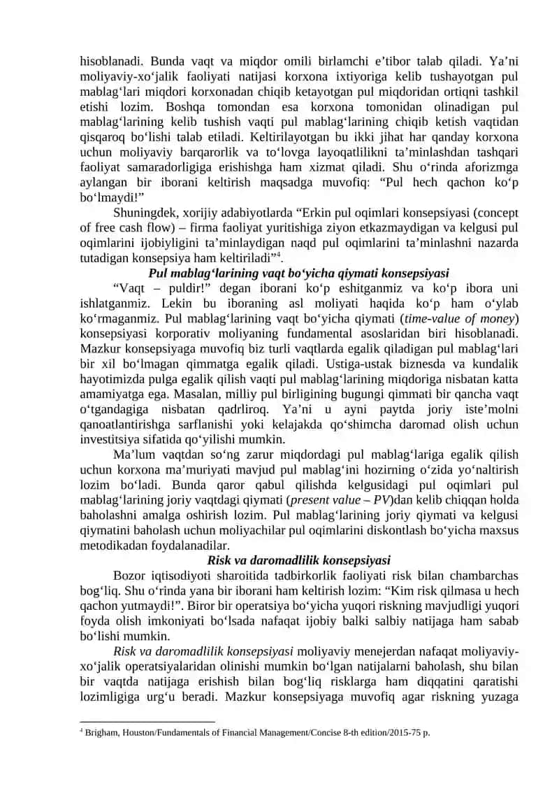 Moliyaviy menejmentning kontseptual asoslari 3