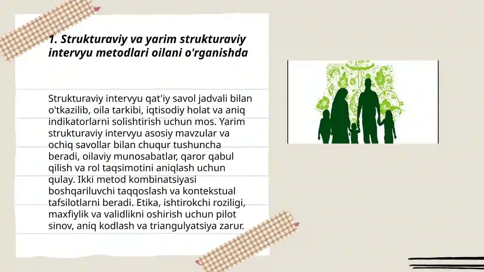 Oilani tadqiq etuvchi metodlar 3
