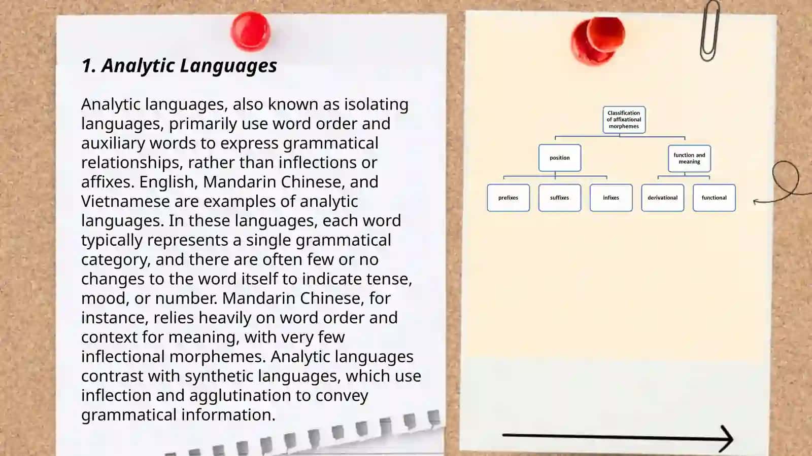 Morphological classification of languages 3