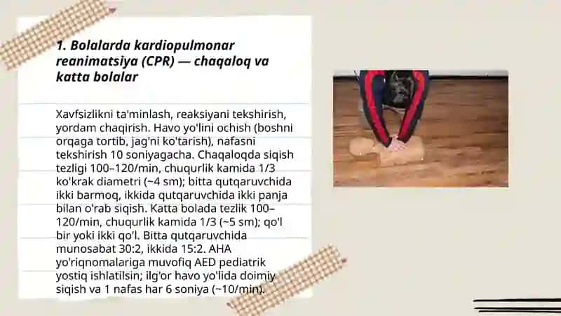 Pediyatriyada birinchi yordam 3