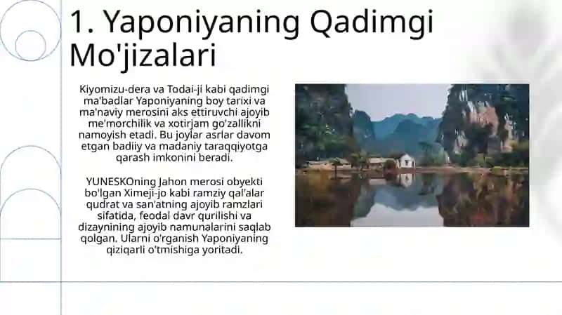 Yaponiyaning Qadimgi Mo'jizalari 3